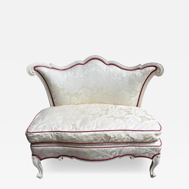 Dorothy Draper Stunning Hollywood Regency French Dorothy Draper Style Slipper Chair