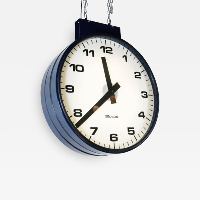 Double Faced Train Station Clock