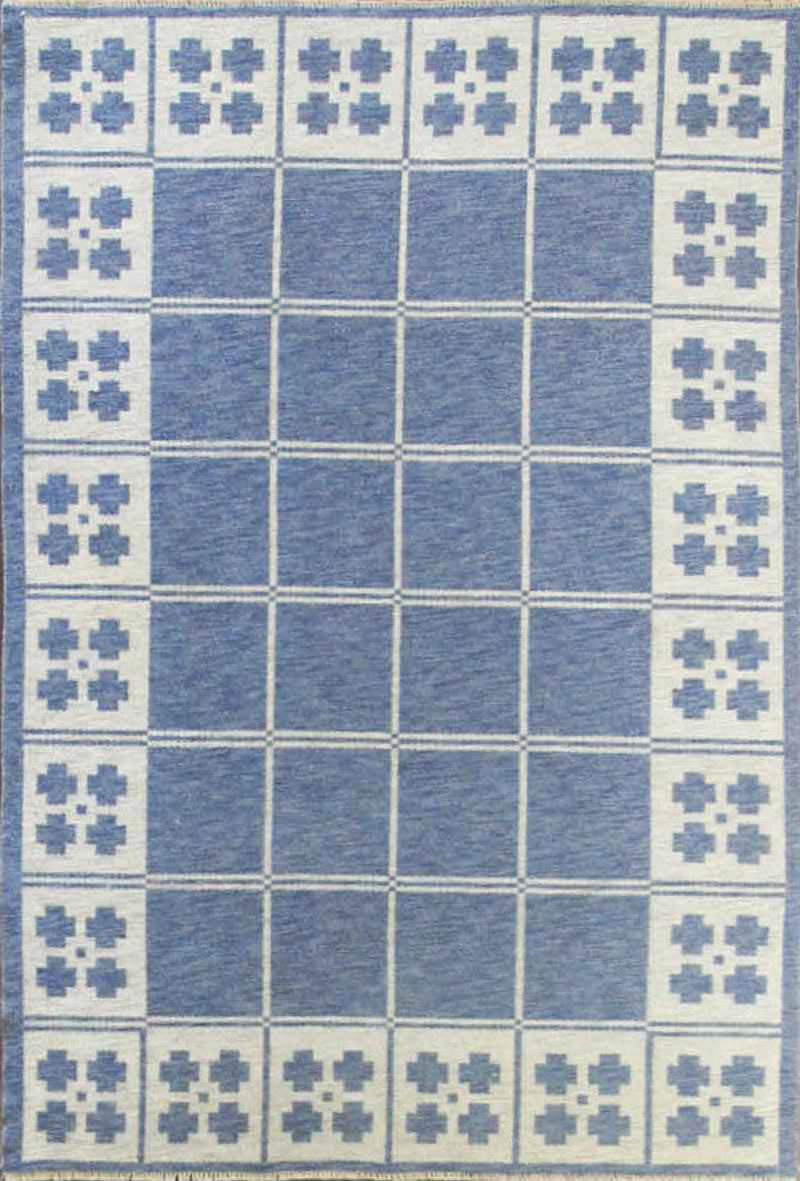 Double Sided Swedish Kilim Rug 5 x 75 