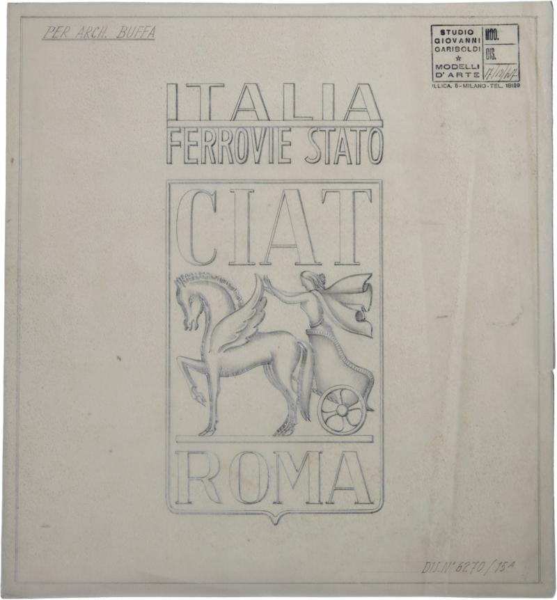 Drawing by Giovanni Gariboldi for Paolo Buffa