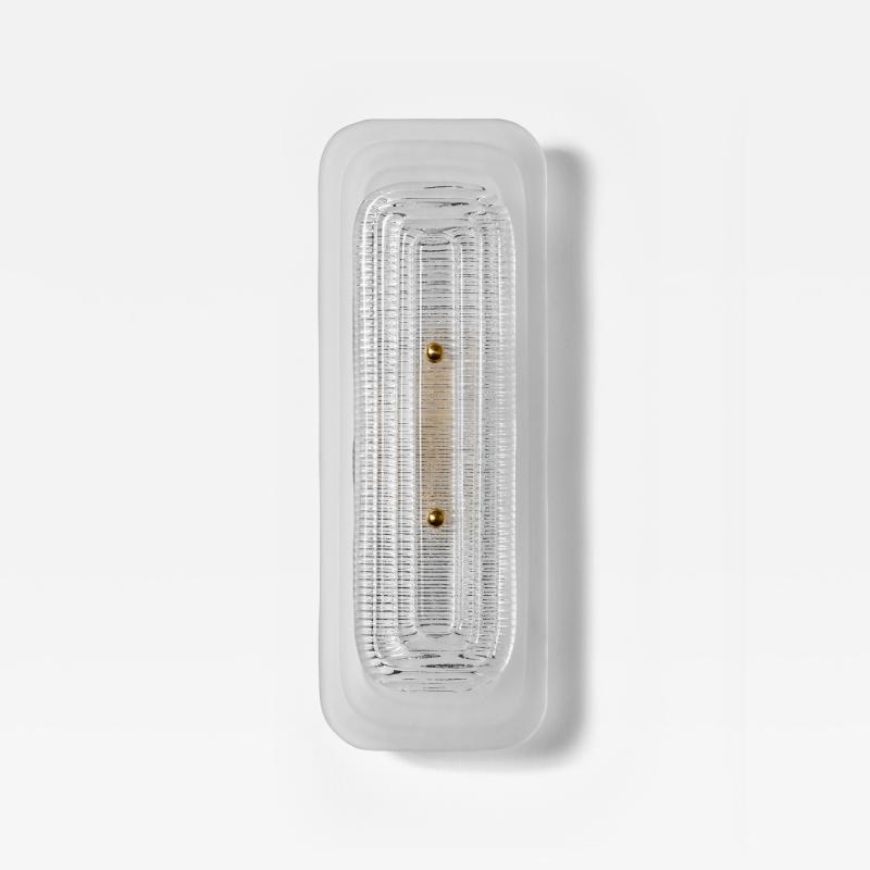 Dual Textures Murano Glass Wall Sconce