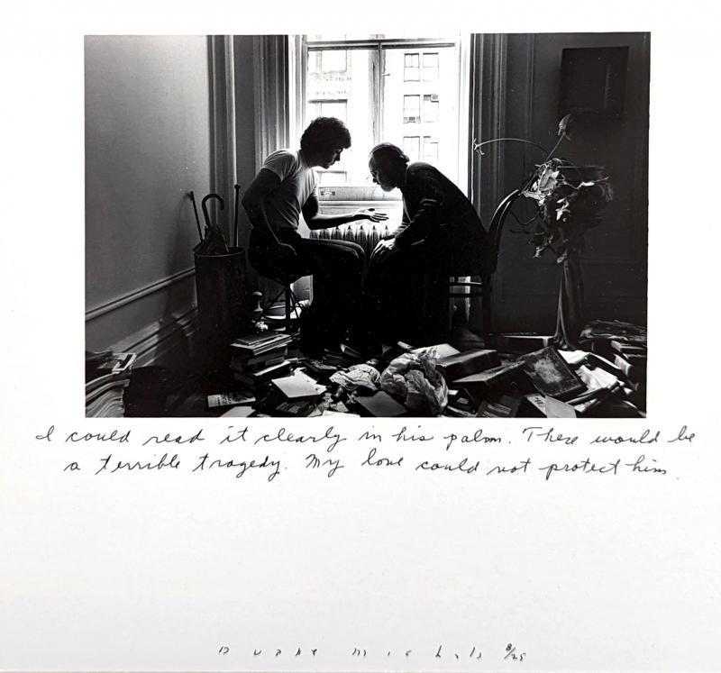 Duane Michals Framed Editioned Photograph Homage to Cavafy Series by Duane Michals