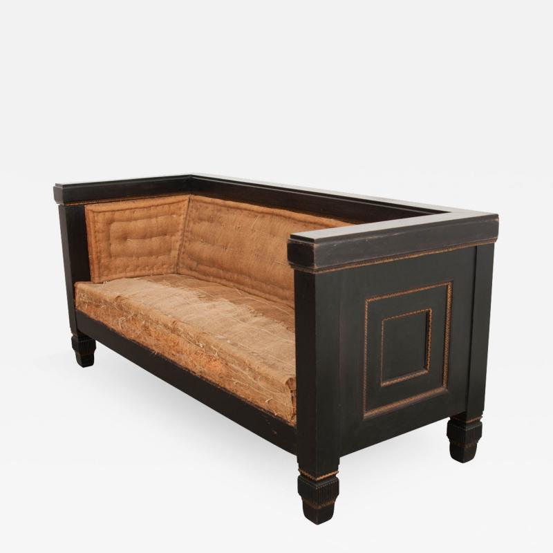 Dutch 19th Century Baroque Style Box Sofa
