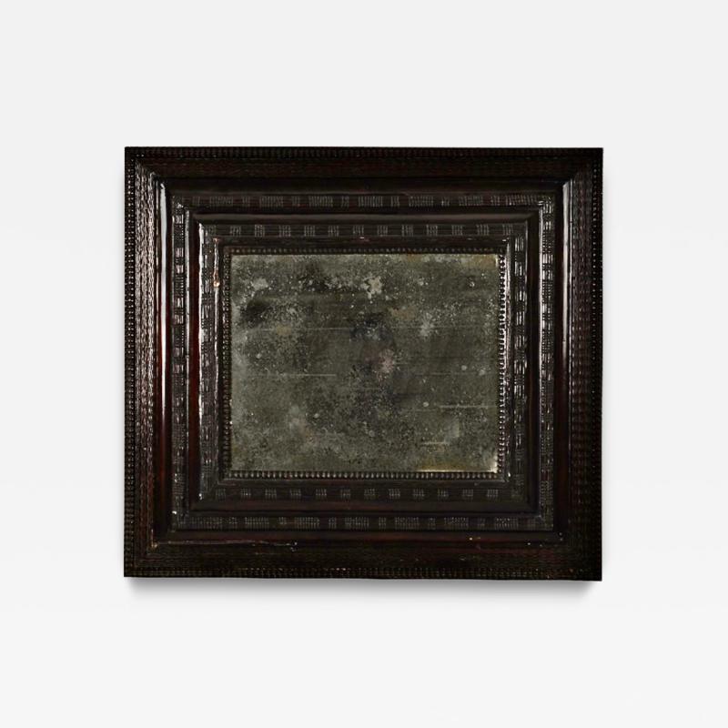 Dutch Baroque Style Carved Wood Mirror