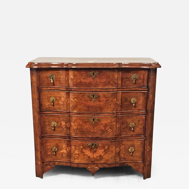 Dutch Block Front Chest of Drawers early 18th century