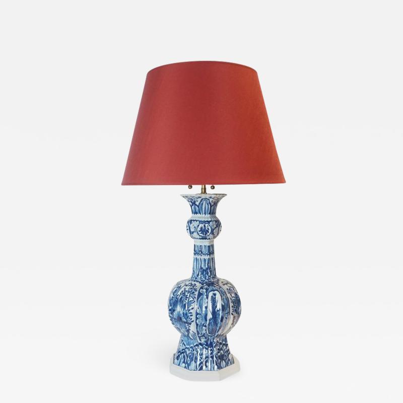 Dutch Delft Vase Table Lamp