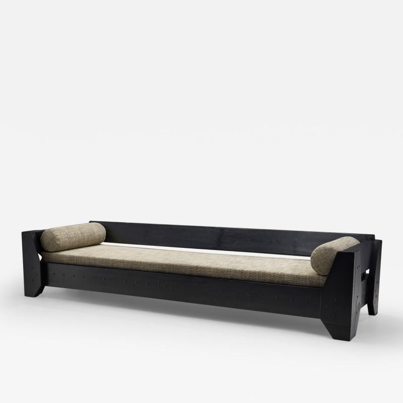 Dutch Modernist Daybed in the Bossche School Style The Netherlands 1960s