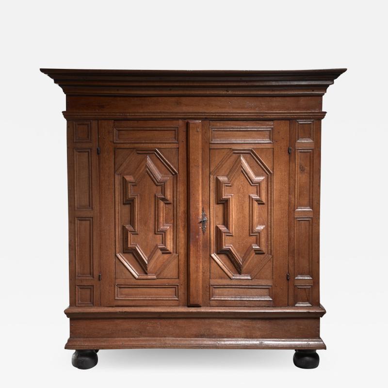 Dutch Renaissance oak cabinet 17th Century