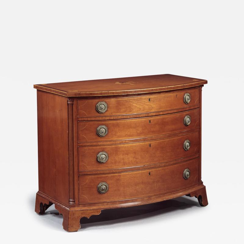 EAGLE INLAID CHEST OF DRAWERS