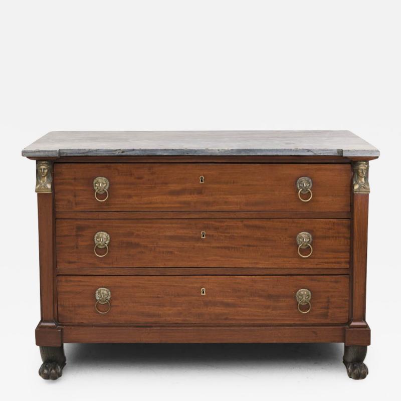 EARLY 19TH CENTURY RETOUR D GYPTE EMPIRE COMMODE