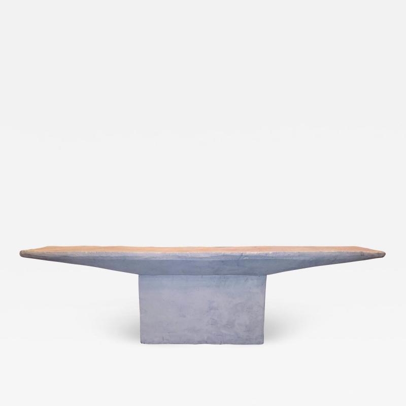 EMILIO TERRY Impressive Plaster Console in the Style of Emilio Terry for Sirmos 1970s