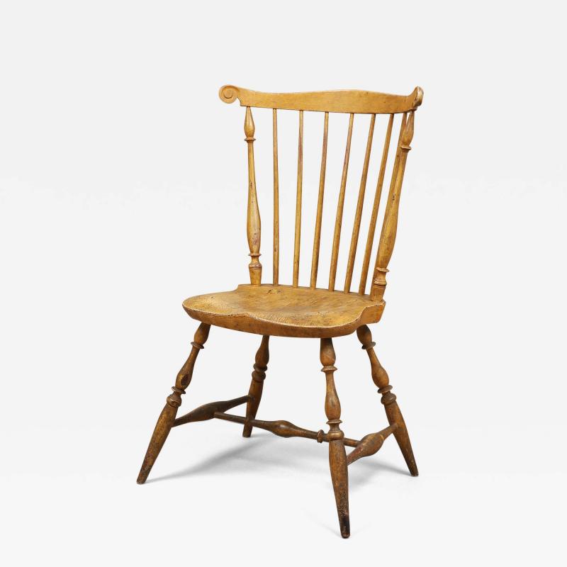 EXCEPTIONAL FAN BACK WINDSOR SIDE CHAIR