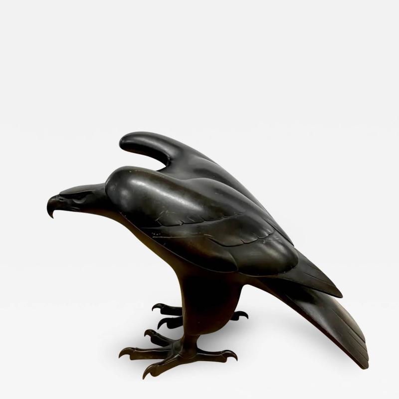 Eagle Sculpture Made by Zai Wang