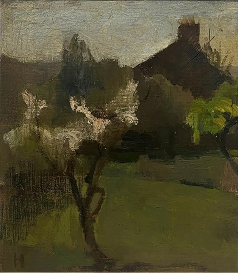 Earl Haig Signed Earl Haig Oil on Canvas The Garden 