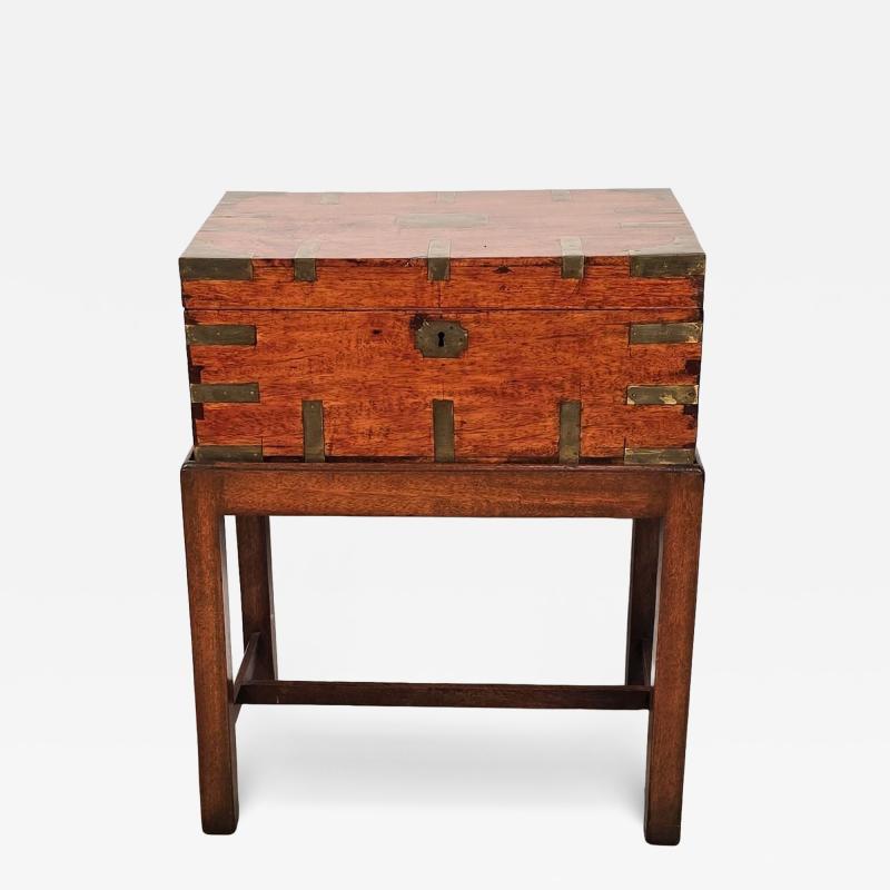 Early 19th Century Anglo Indian Campaign Trunk