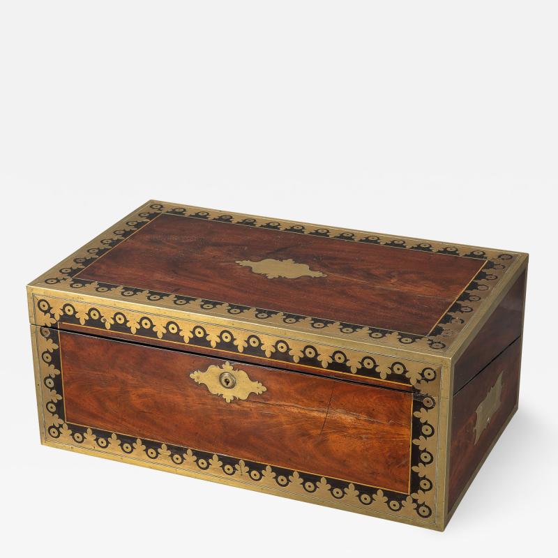 Early 19th Century Campaign Traveling Desk of Exceptional Quality