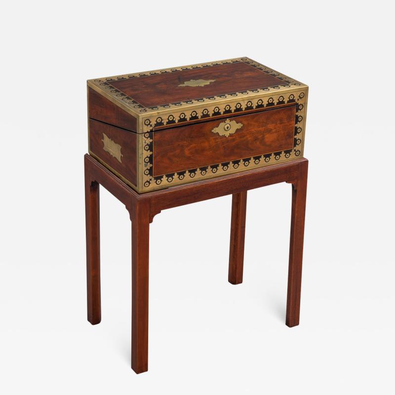 Early 19th Century Campaign Traveling Desk of Exceptional Quality