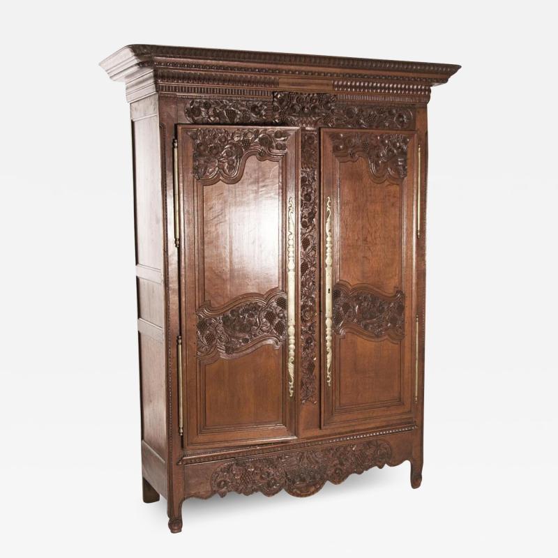 Early 19th Century French Marriage Armoire