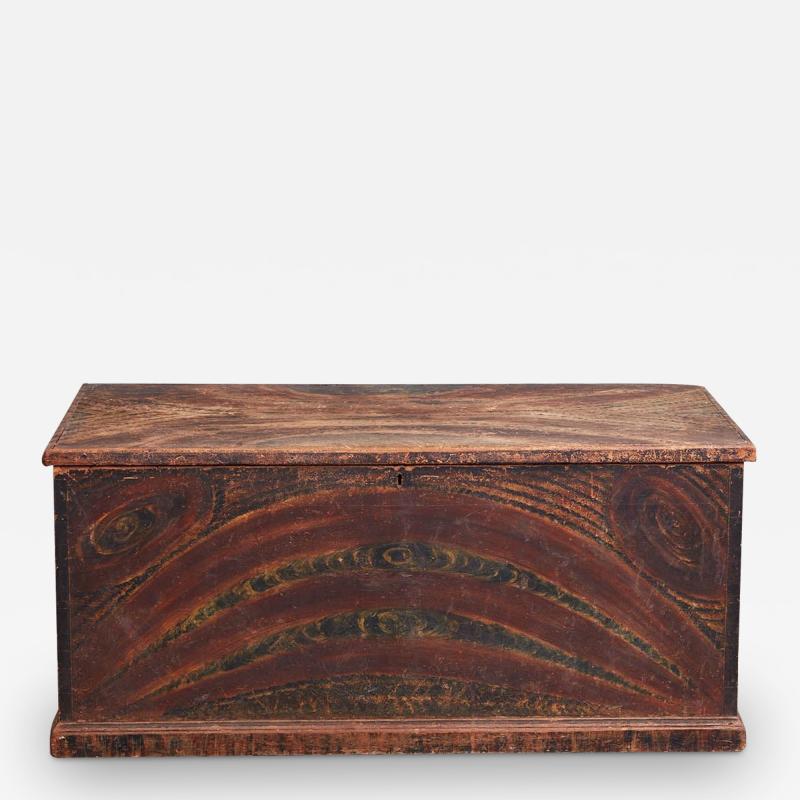 Early 19th Century Grain Painted Chest