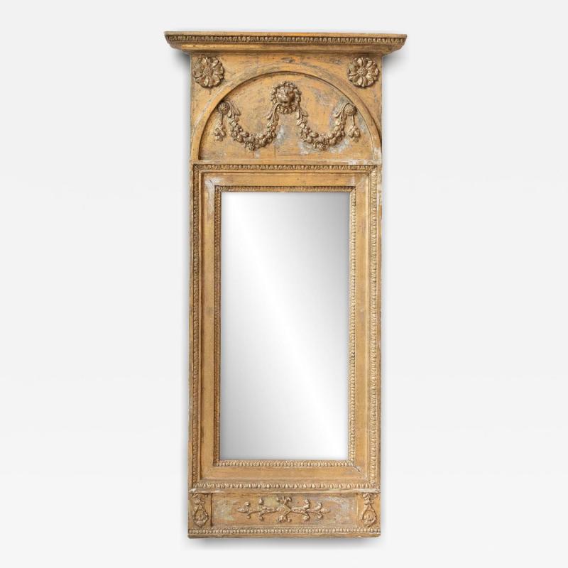 Early 19th Century Late Gustavian Giltwood Mirror Stockholm