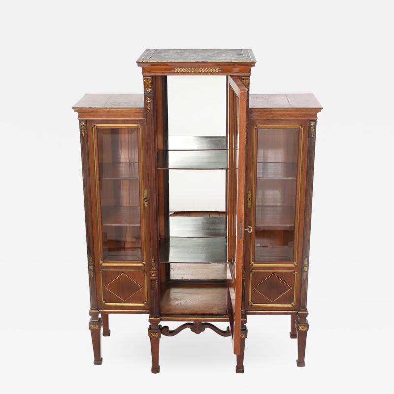 Early 19th Century Three Part French Display Cabinet