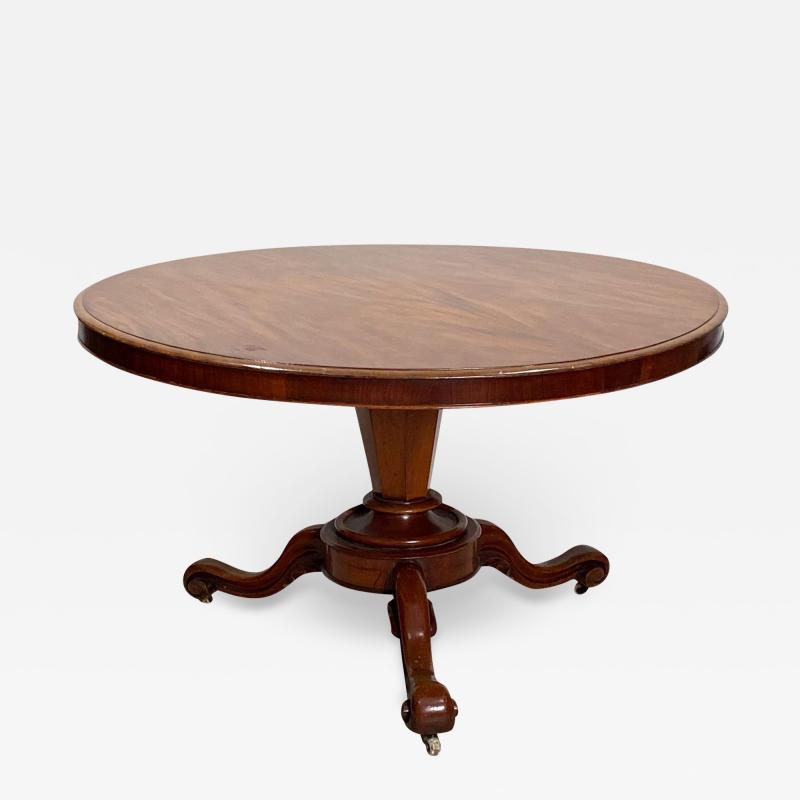 Early 19th Century William IV Mahogany Center Table