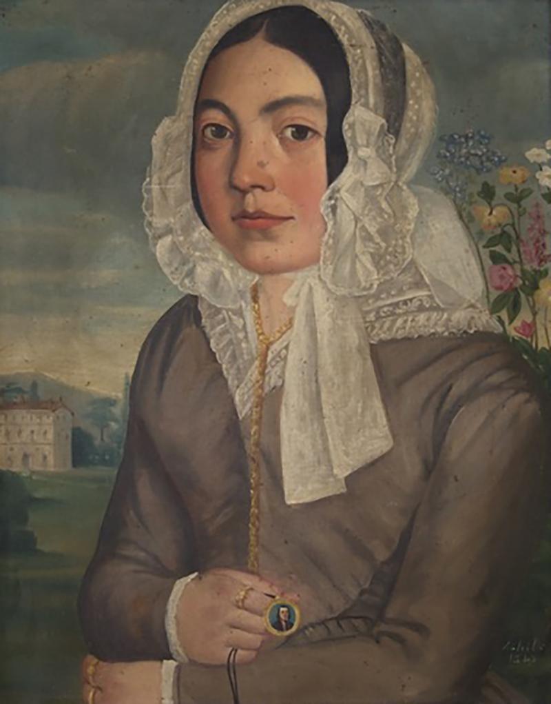 Early 19th century portrait of a chatelaine France