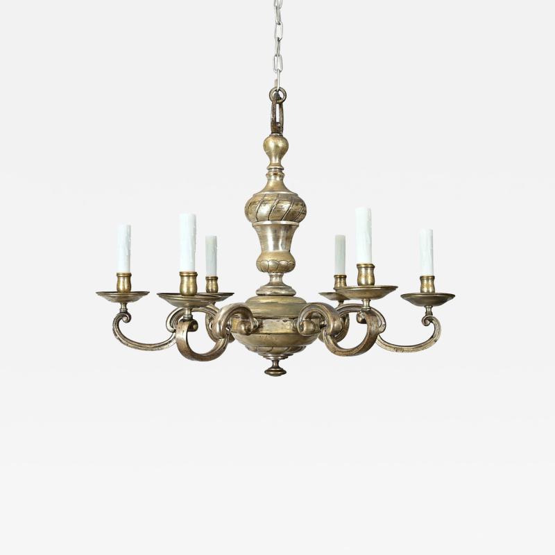 Early 20th Century French Bronze Chandelier