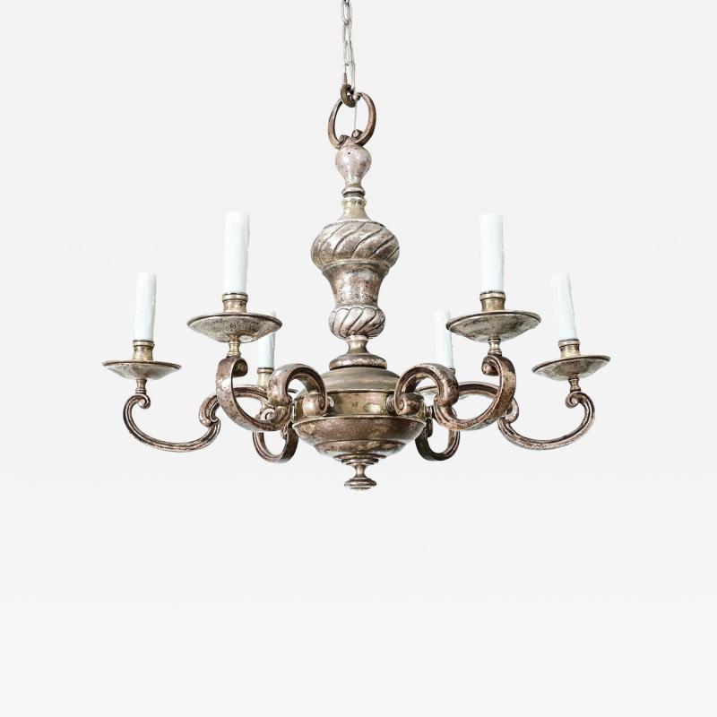 Early 20th Century French Bronze Chandelier