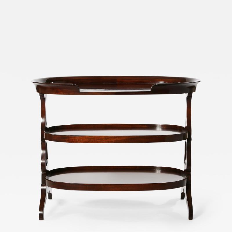 Early 20th Century Mahogany Wood Side Table 