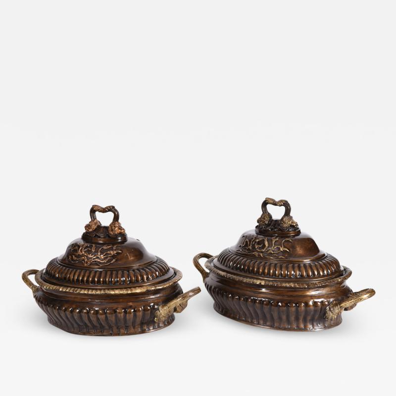 Early 20th Century Neoclassical Style Bronze Centerpieces