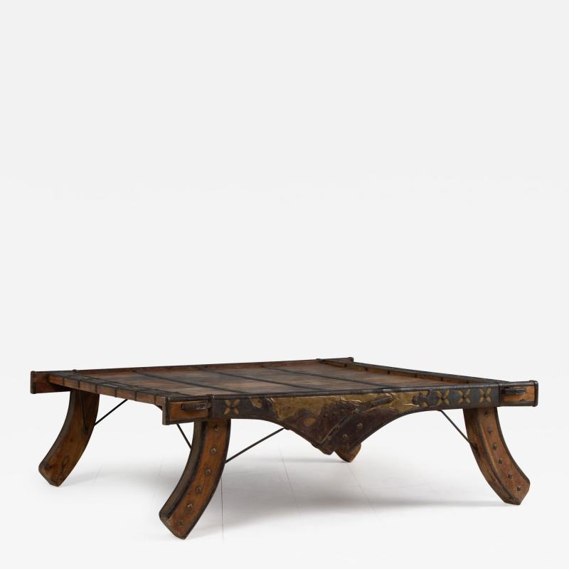 Early 20th c Mauritanian Acacia Wood Coffee Table