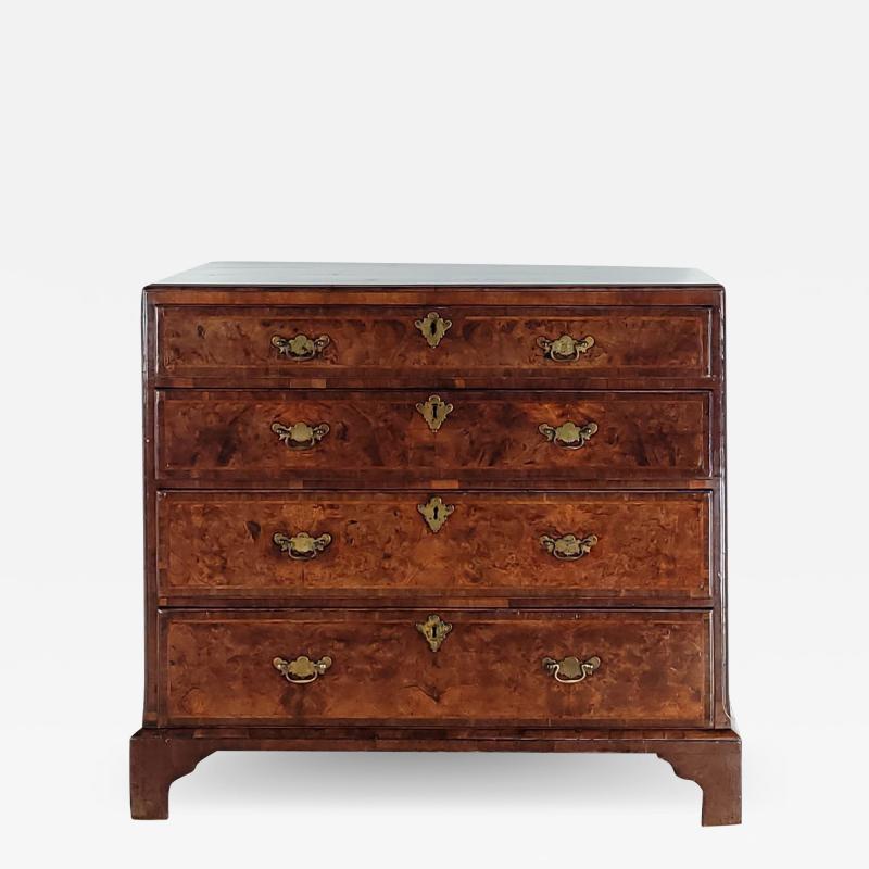 Early George III Mulberry and Mahogany Chest England circa 1760