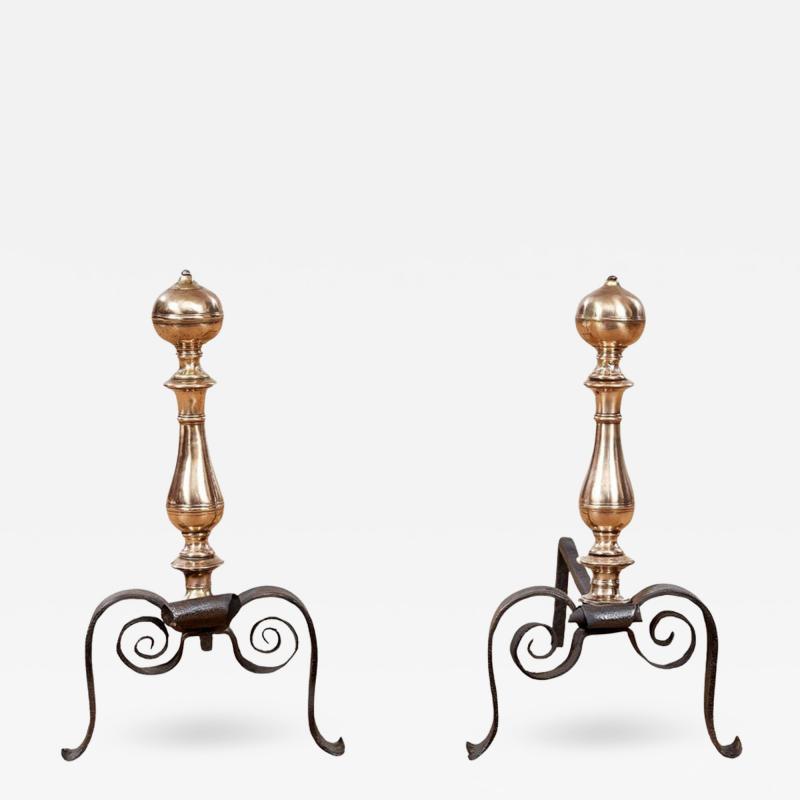 Early Italian Baroque Andirons