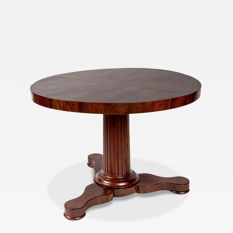 Early19th Century Italian Neoclassical Walnut Center Table