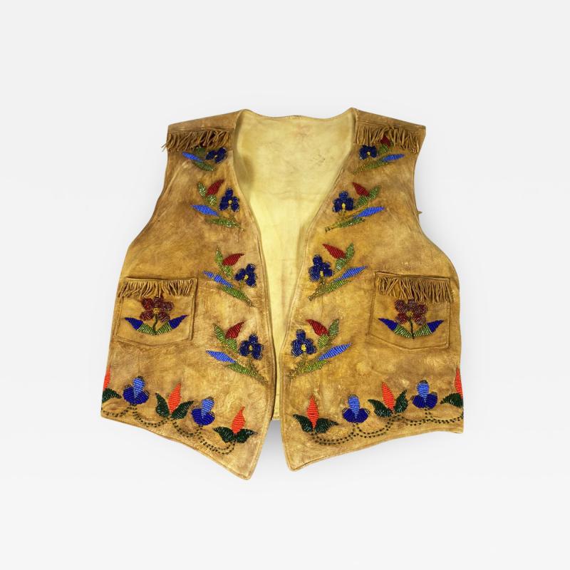 Eastern Sioux beaded vest