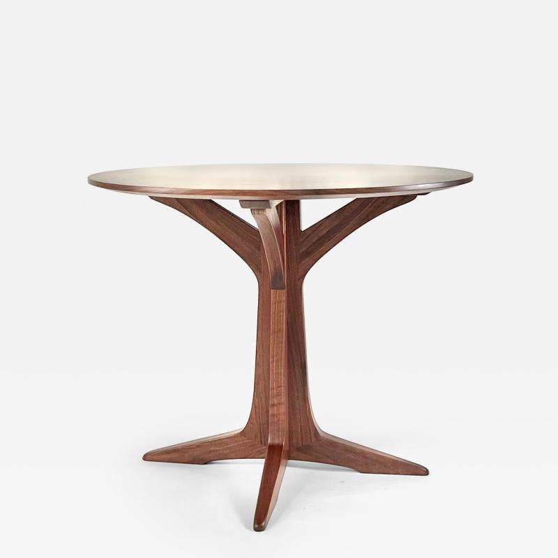 Eben Blaney Organic Round Dining Table in Walnut