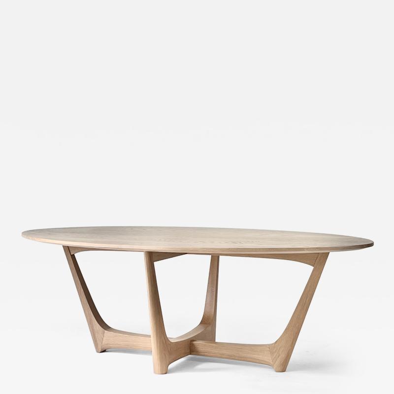 Eben Blaney Townsend2 Coffee Table in White Oak