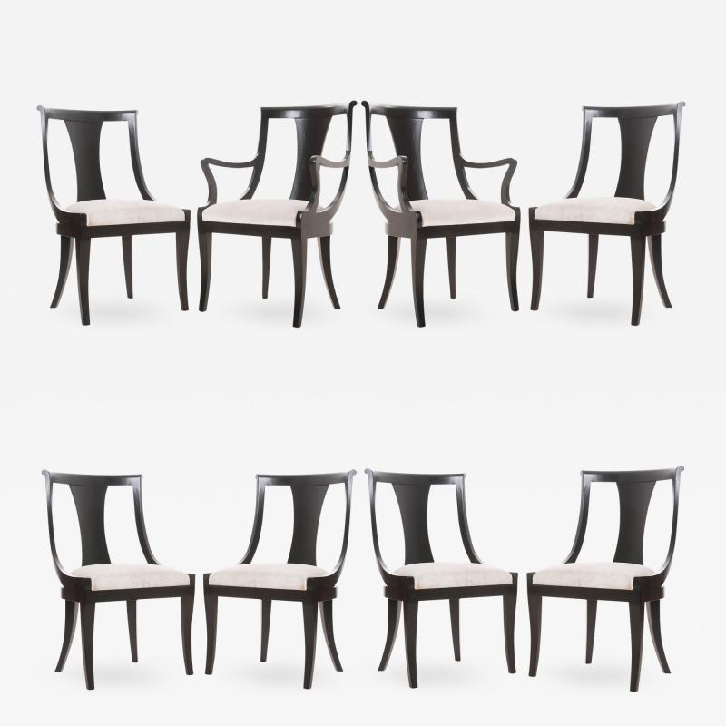 Ebony Reproduction Dining Chairs