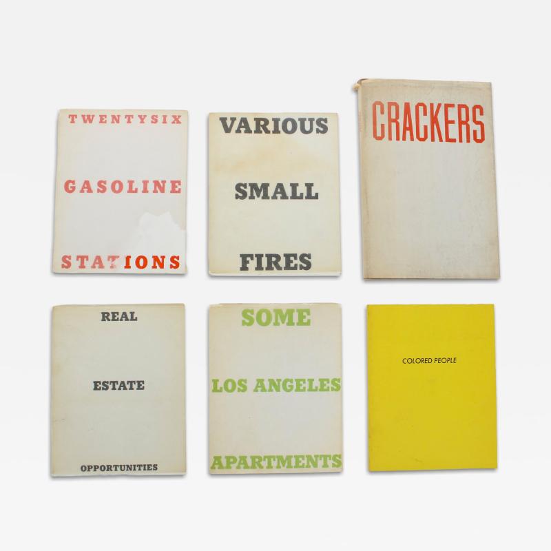 Ed Ruscha Ed Ruscha Artist books collection