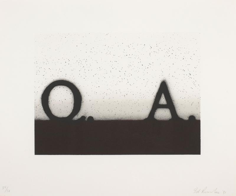 Ed Ruscha Question Answer from Etc If South Question Answer