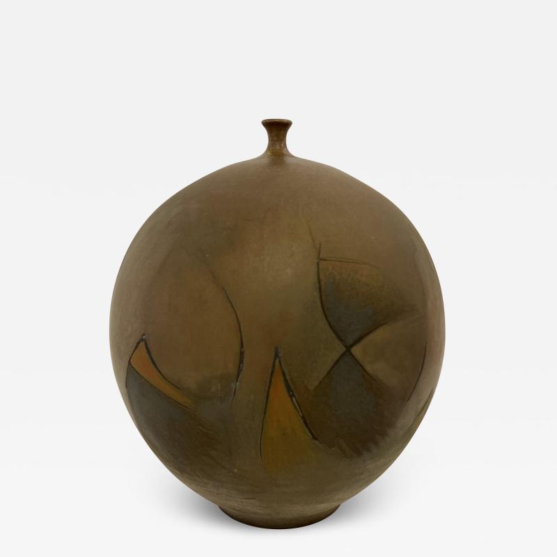 Edgardo Abbozzo Ceramic Vase by Edgardo Abbozzo