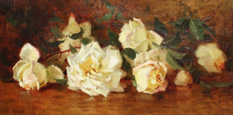 Edith White White Roses