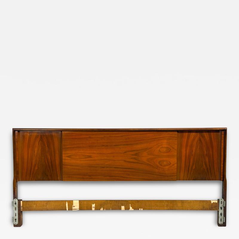 Edmond Spence Edmond J Spence King Size Headboard Walnut Sweden 1950s
