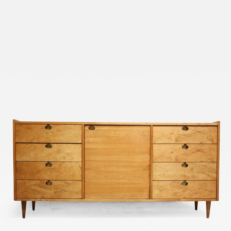 Edmond Spence Edmond J Spence Sideboard in Maple and Brass