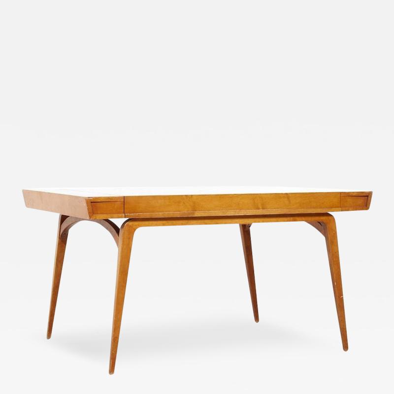 Edmond Spence Edmond Spence Mid Century Birch Expanding Dining Table with 2 Leaves