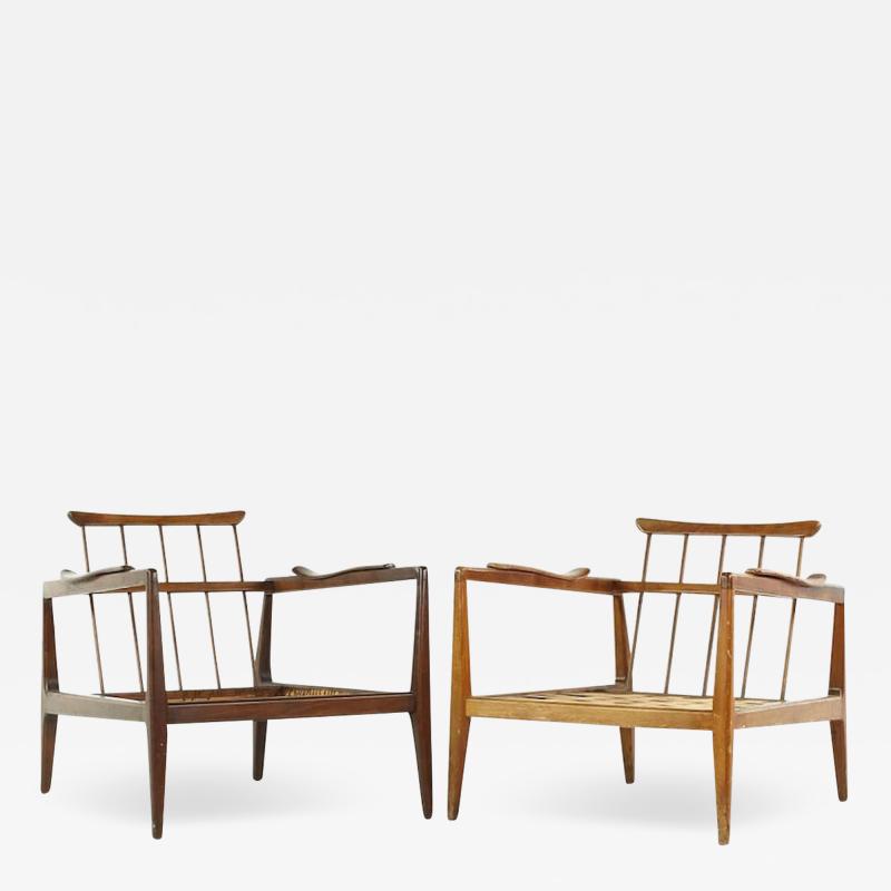 Edmond Spence Edmond Spence Mid Century Lounge Chairs Pair