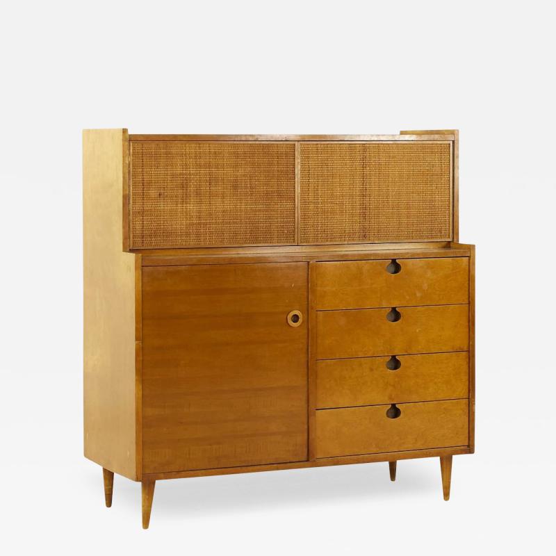 Edmond Spence Edmond Spence Mid Century Maple Highboy Dresser