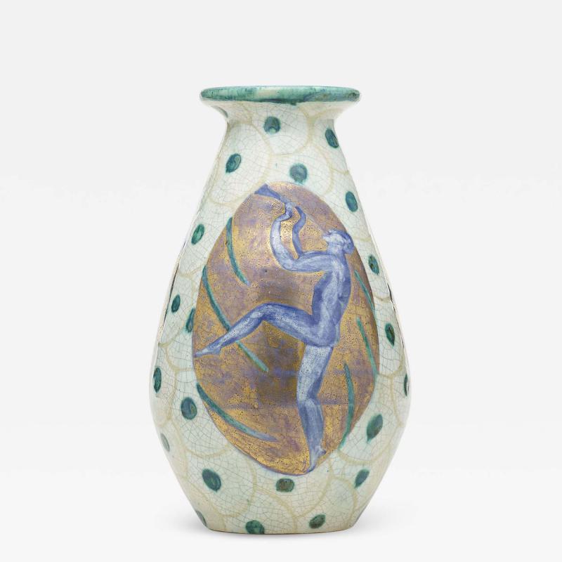 Edouard Cazaux CERAMIC VASE BY DOUARD CAZAUX