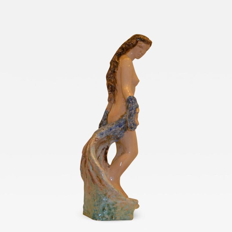 Edouard Cazaux Ceramic Venus Sculpture by Edouard Cazaux circa 1940 1950